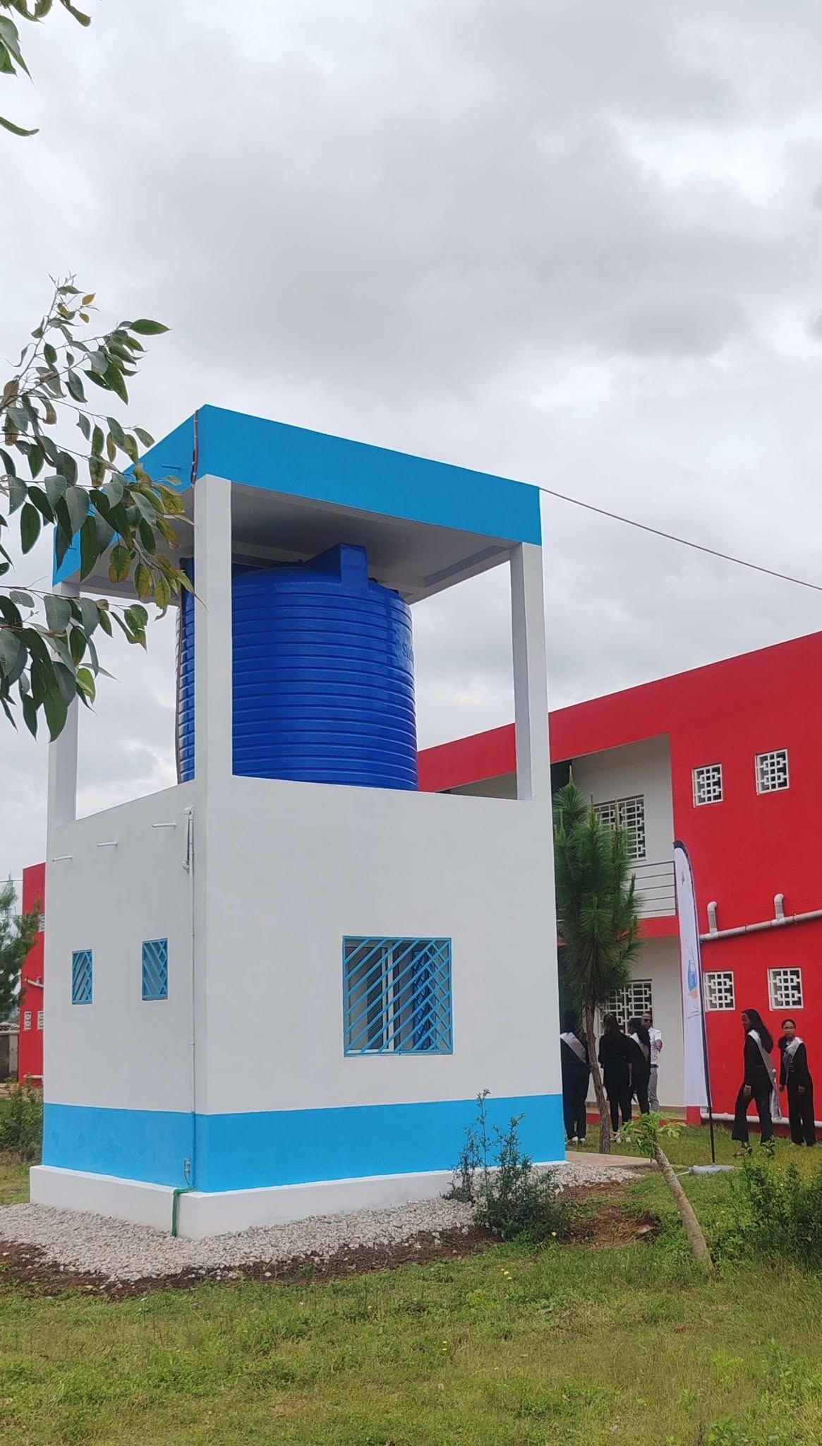 Construction d'un château d'eau